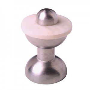Mood 004 Satin Pewter & Cattle Bone Horn Cabinet Knob
