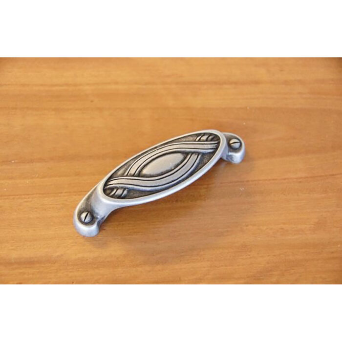 Taesha Cabinet Pull Handle Pewter - Kitchen Drawer Cup Pull