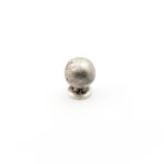 Castella Cast Ball Cabinet Knob - Silver