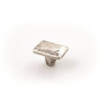 Castella Cast Cabinet Knob - Silver