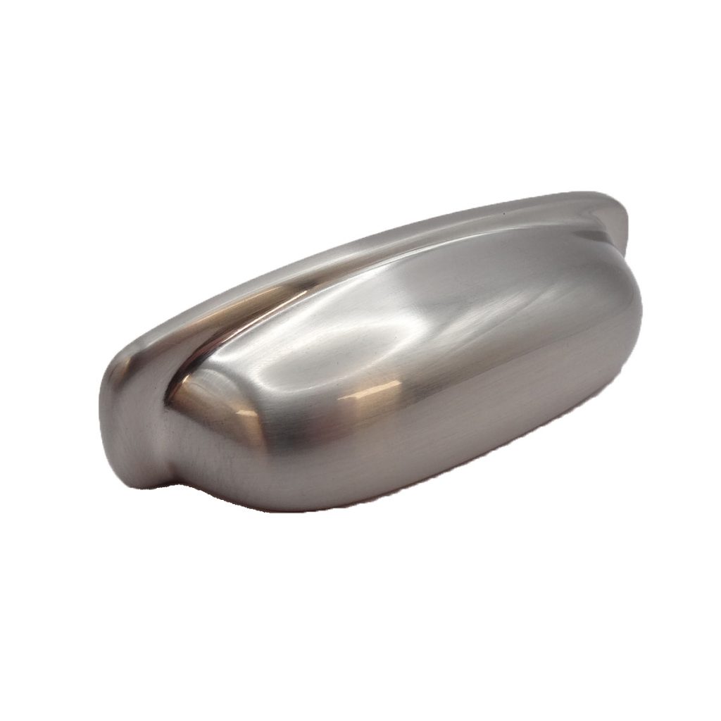 Otis Cup Pull Satin Nickel - Hampton Kitchen Pull Handle