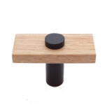 Castella Lenah euro beech cabinet knob