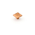 Castella Cast Square Cabinet Knob - Light Bronze