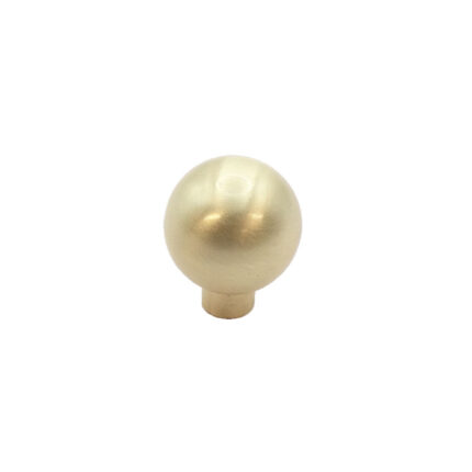 Maxwell Cabinet Knob Brushed Gold - Cylindrical Kitchen Knob