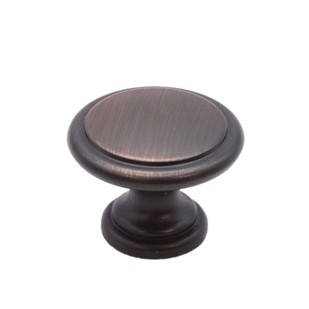 Bram Cabinet Knob Brushed Oil Rubbed Bronze - Round Knob