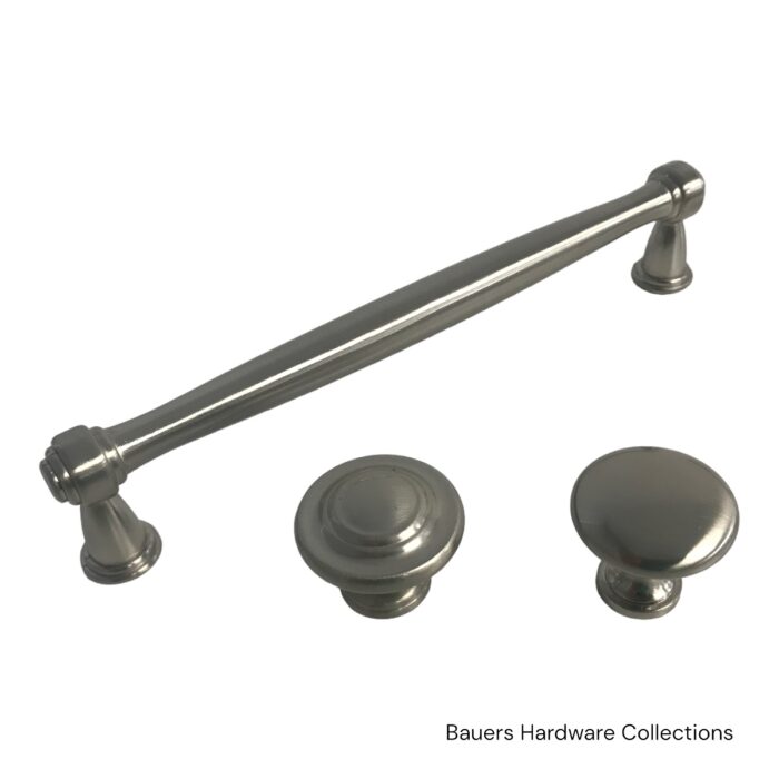 Aizlynn Cabinet handles and knobs satin nickel