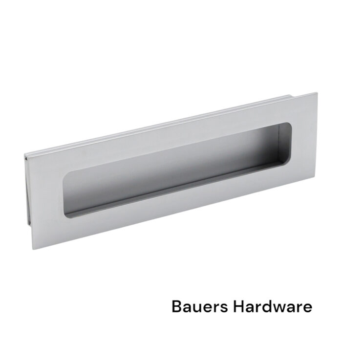 Toa Flush Pull - Matt Aluminium