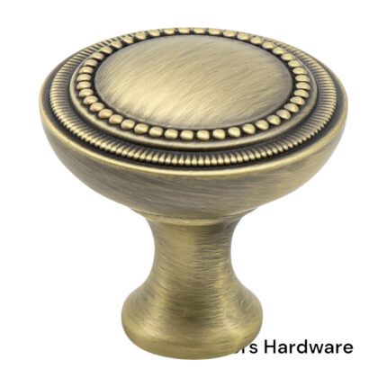 Purta Cabinet Knob - Antique Brass