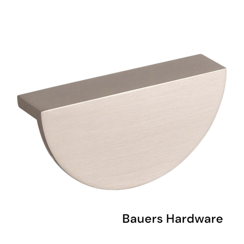 Arona Half Moon Pull Handle - Matt Brushed Nickel