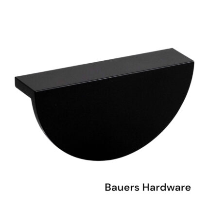 Arona Half Moon Pull Handle - Matt Black