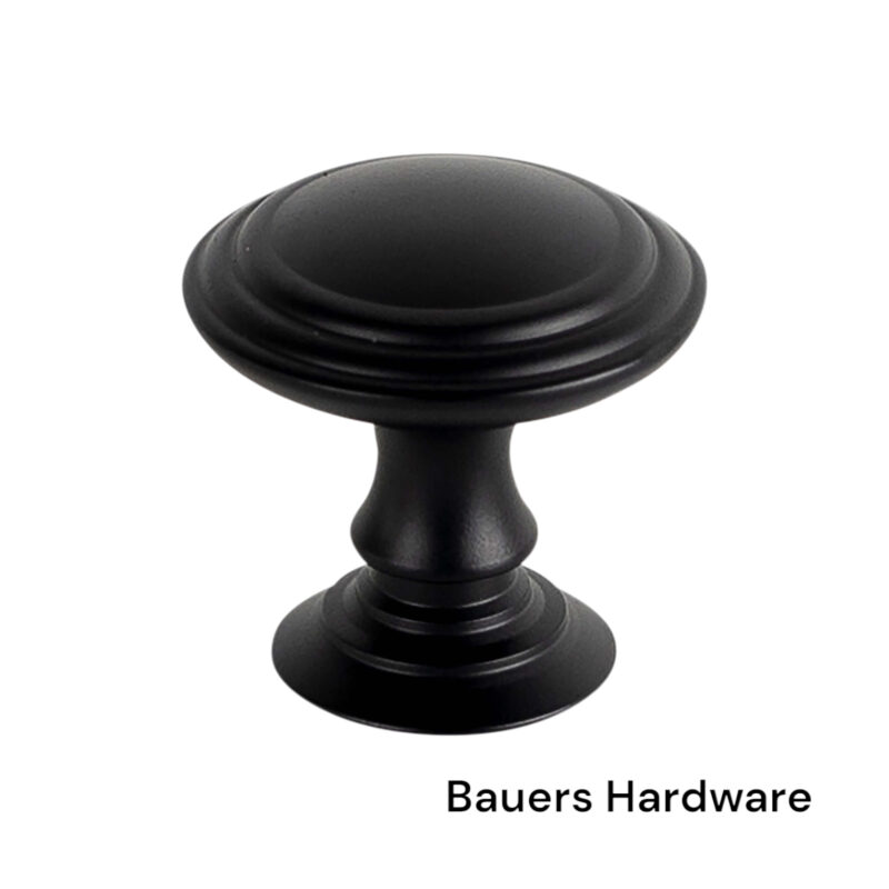 May Cabinet Knob - Matt Black