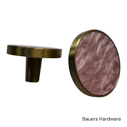 Pink dresser knob