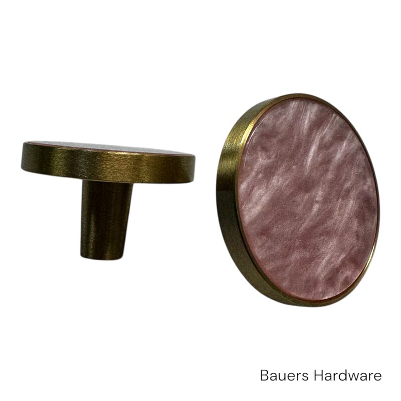 Pink dresser knob