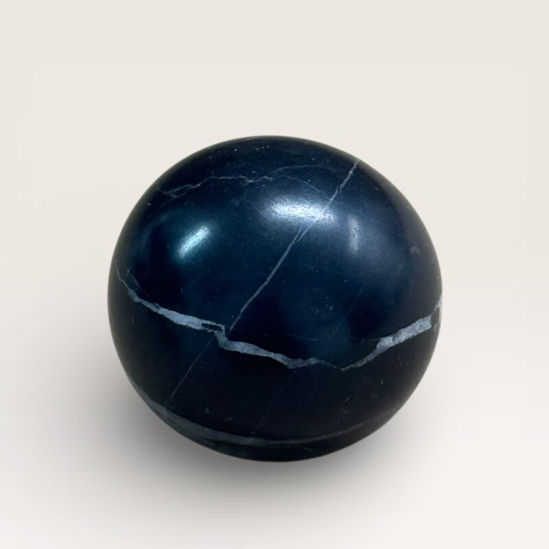 Black marble kitchen knob