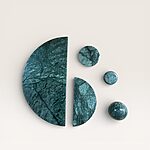 Green Marble handles and knobs