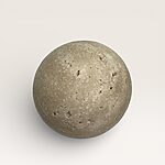 Travertine ball knob