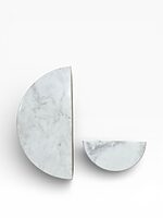 White marble pull handles for wardrobes